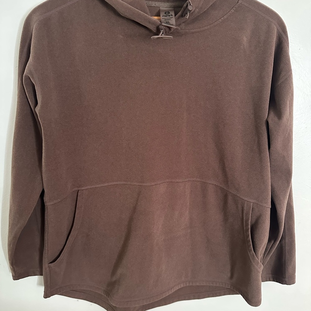 Mono B Taupe Hooded Sweatshirt